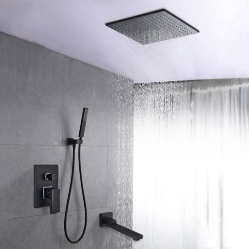 Black Rainfall Shower