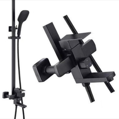 Black Square Shower