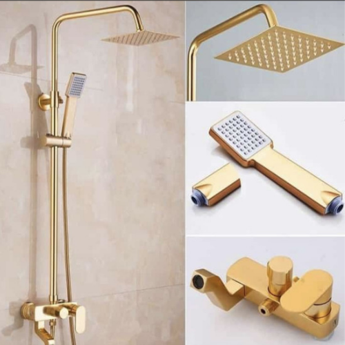 Matte Gold Brimix Shower