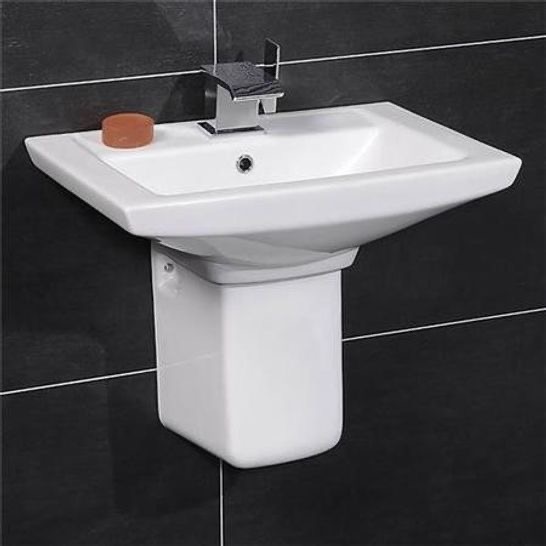 Twyford Semi Pedestal Basin
