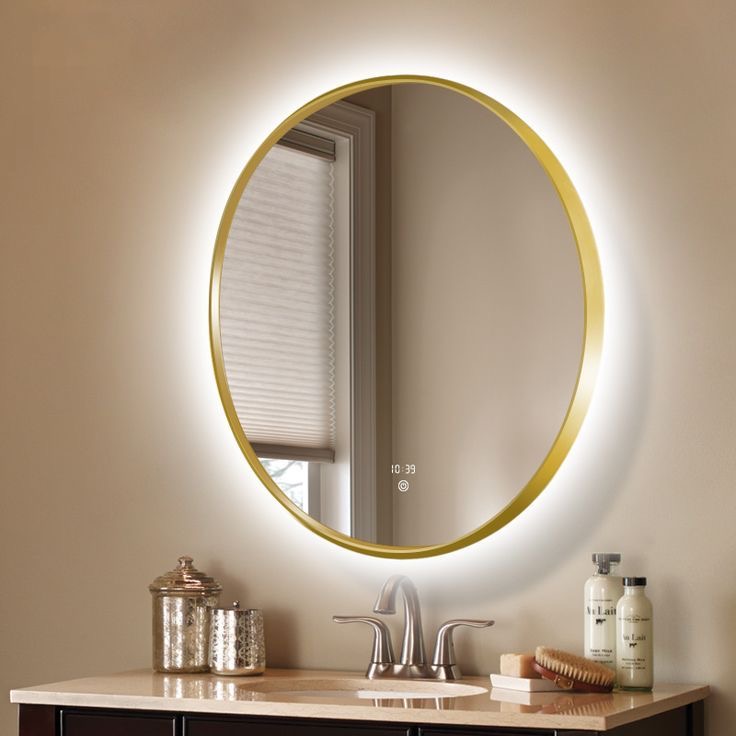 Framed Backlit LED Mirror