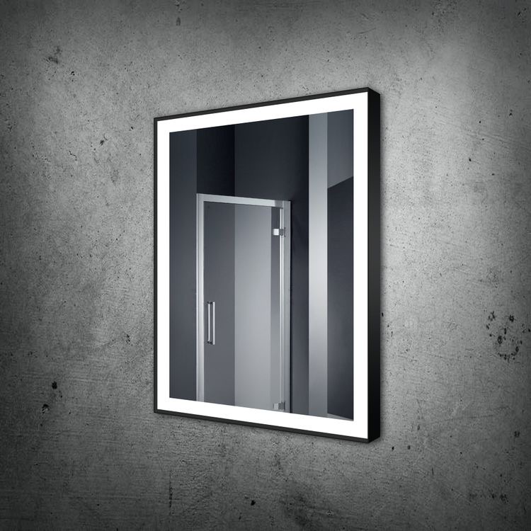 L-661b Black LED Mirror