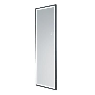 70 x 150cm Black Long LED Mirror