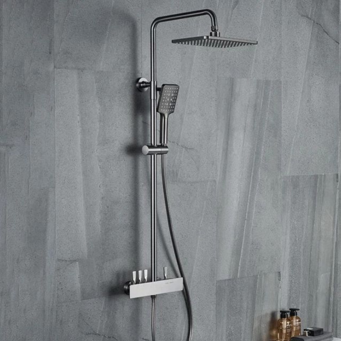 Violin Luxury Grey Shower