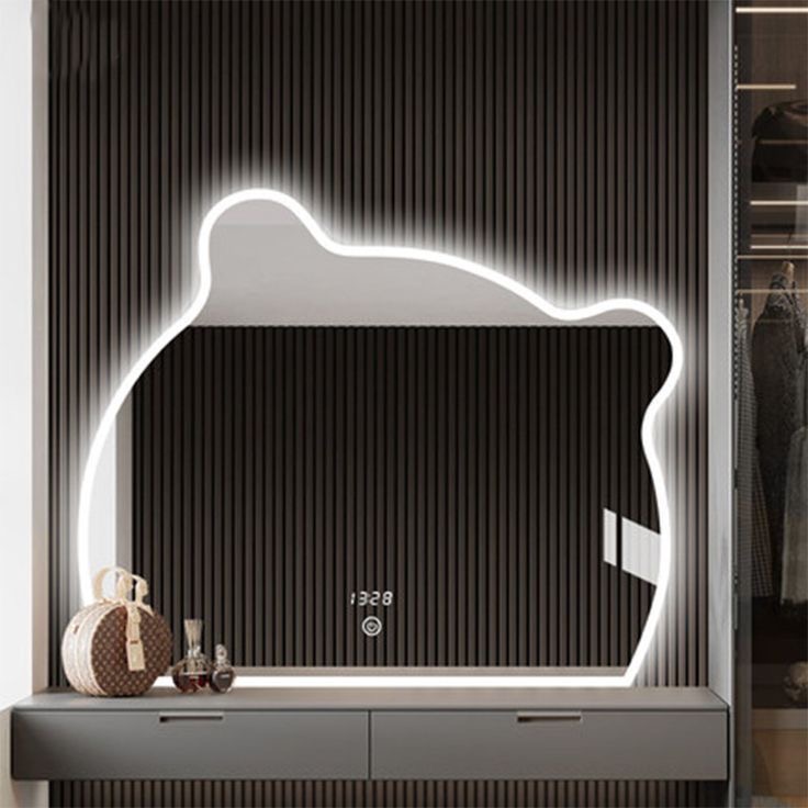 Bear-Faced LED Mirror