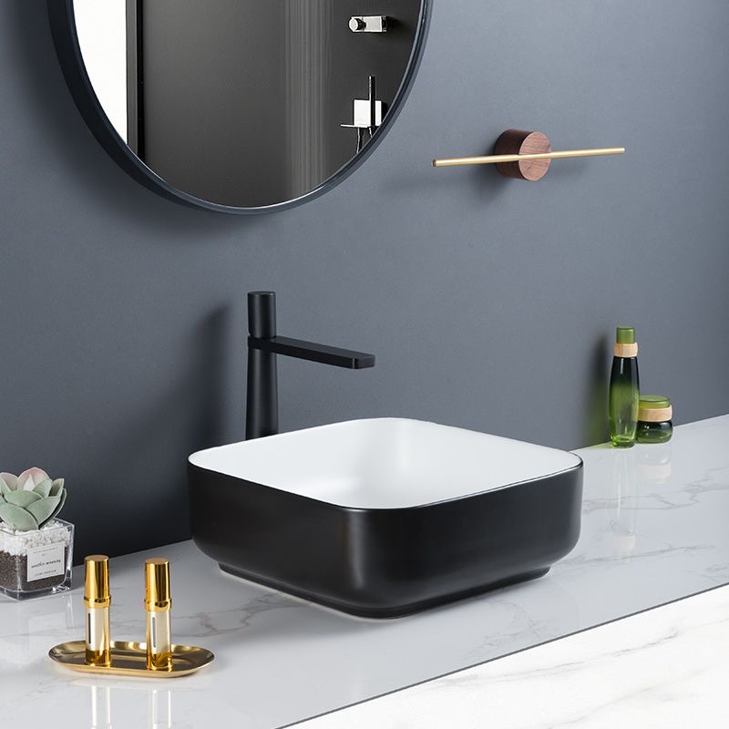 OX Black & White CounterTop Basin