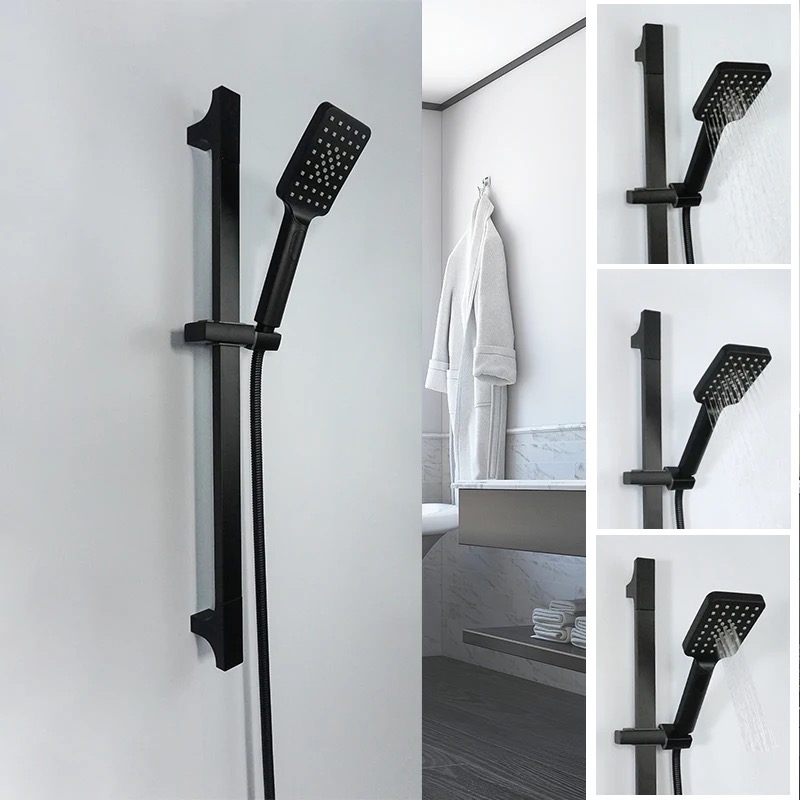 Black Hanging Shower Kits