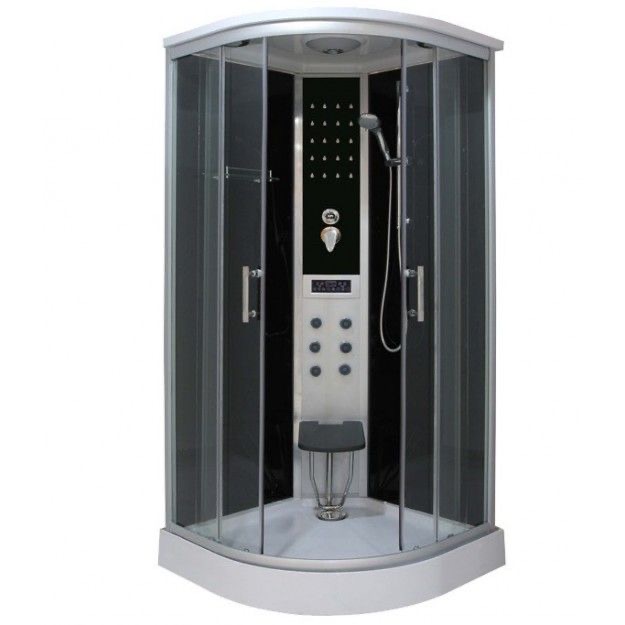 100cm x 100cm SilverFrame LowBase ShowerRoom