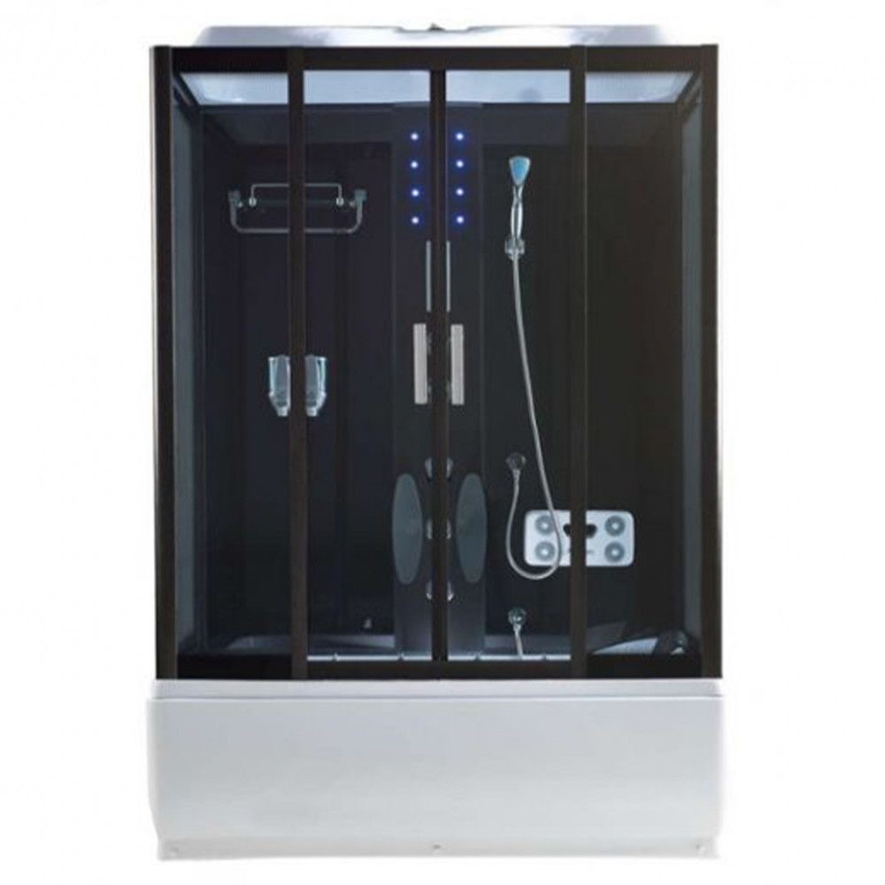 170cm x 90cm Black HighBase ShowerRoom