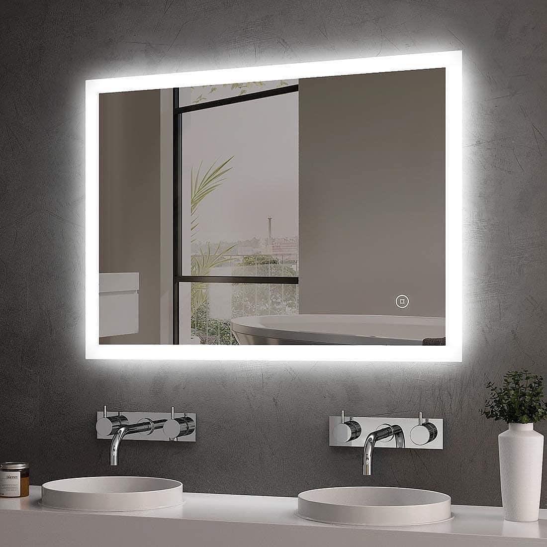 EIX Long External Glow Display LED Mirror
